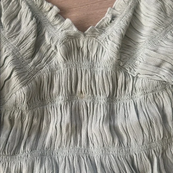 FREE PEOPLE Soft Blue Ruffled Set - Picture 3 of 8